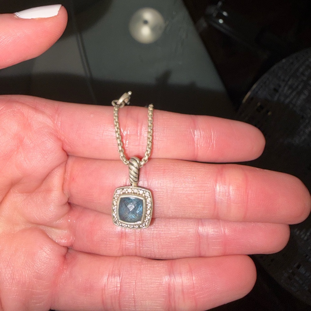 David Yurman Petite Albion Pendant Necklace in Sterling Silver